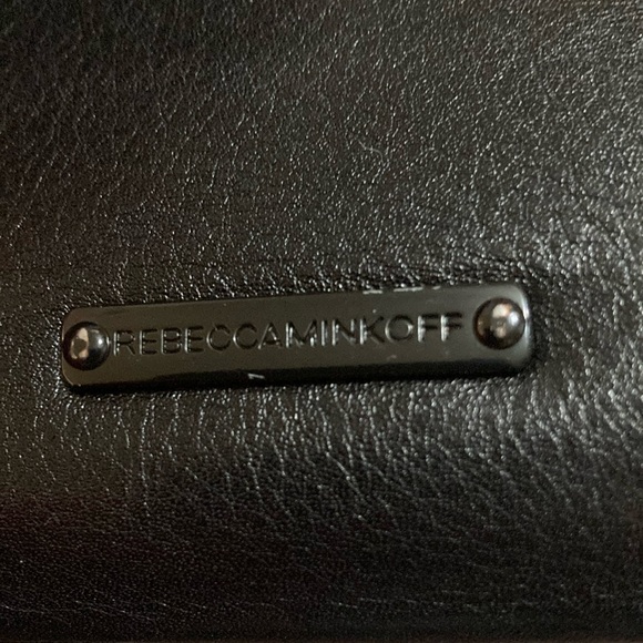 EUC - Rebecca Minkoff leather quilted crossbody purse with black/gold dust bag - Picture 5 of 16